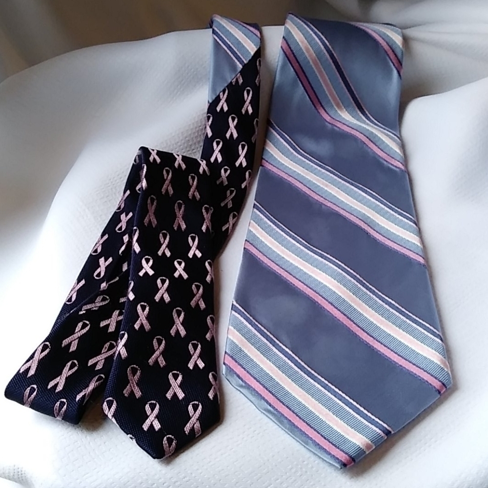 Daniel Cremieux Breast Cancer Awareness Silk Tie